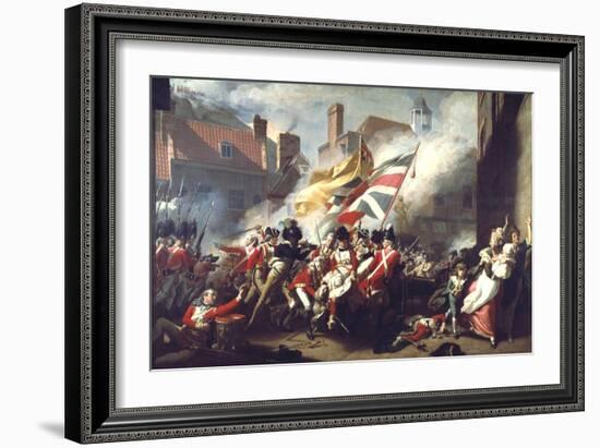 The Death of Major Peirson, 6 January 1781, 1783-John Singleton Copley-Framed Giclee Print