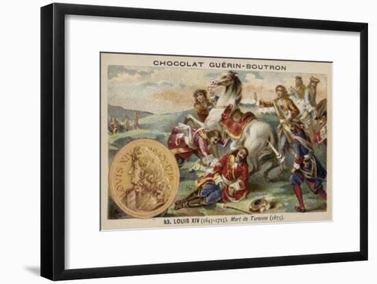 The Death of Marshal Turenne, 1675-null-Framed Giclee Print