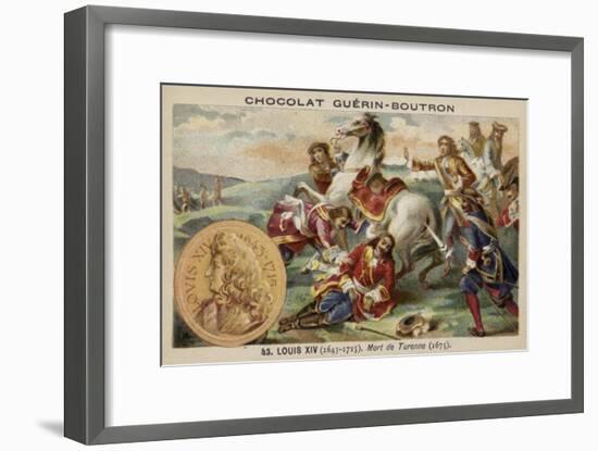 The Death of Marshal Turenne, 1675-null-Framed Giclee Print