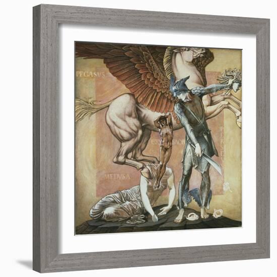 The Death of Medusa I, C.1876-Edward Burne-Jones-Framed Giclee Print