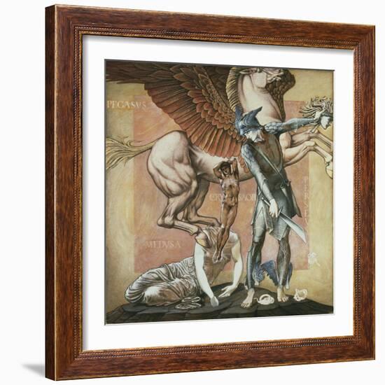 The Death of Medusa I, C.1876-Edward Burne-Jones-Framed Giclee Print