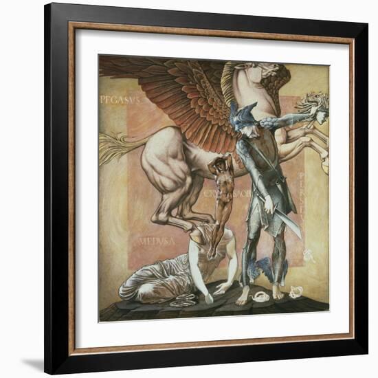 The Death of Medusa I, C.1876-Edward Burne-Jones-Framed Giclee Print