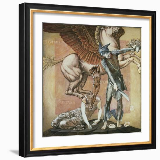 The Death of Medusa I, C.1876-Edward Burne-Jones-Framed Giclee Print