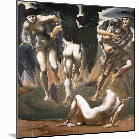 The Death of Medusa II, 1882-Edward Burne-Jones-Mounted Giclee Print