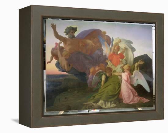 The Death of Moses, 1851 (Oil on Canvas) (See also 225067)-Alexandre Cabanel-Framed Premier Image Canvas