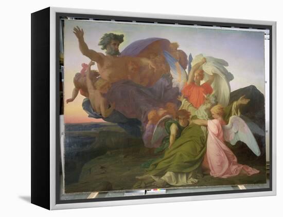 The Death of Moses, 1851 (Oil on Canvas) (See also 225067)-Alexandre Cabanel-Framed Premier Image Canvas