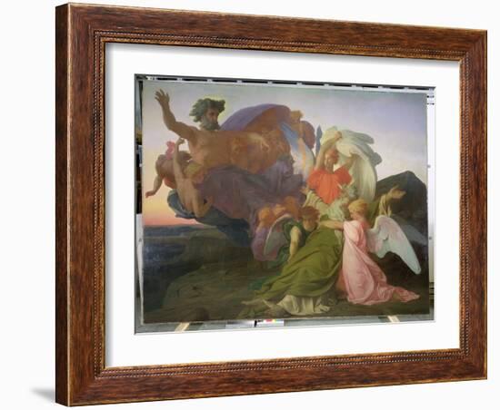 The Death of Moses, 1851 (Oil on Canvas) (See also 225067)-Alexandre Cabanel-Framed Giclee Print