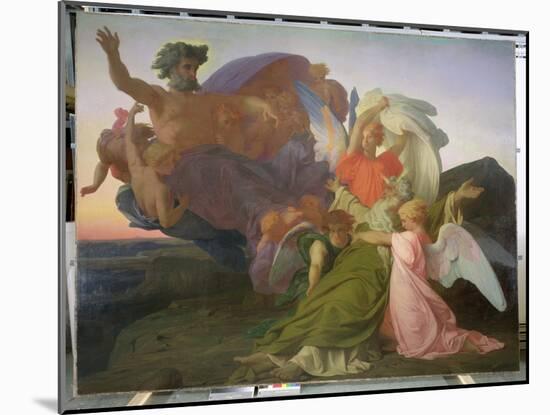 The Death of Moses, 1851 (Oil on Canvas) (See also 225067)-Alexandre Cabanel-Mounted Giclee Print