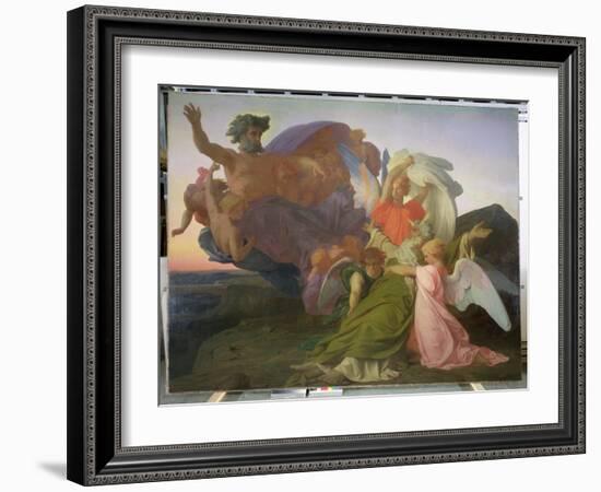The Death of Moses, 1851 (Oil on Canvas) (See also 225067)-Alexandre Cabanel-Framed Giclee Print