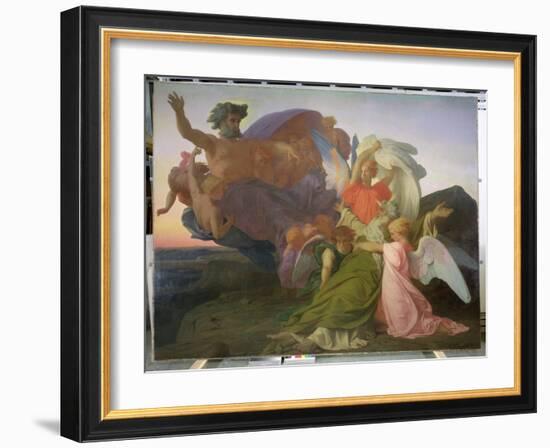 The Death of Moses, 1851 (Oil on Canvas) (See also 225067)-Alexandre Cabanel-Framed Giclee Print