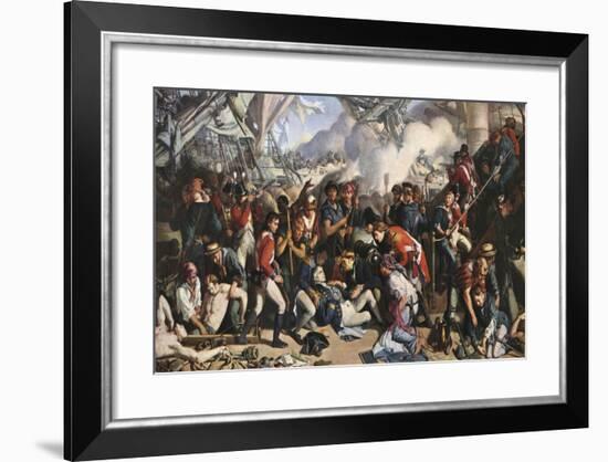 The Death of Nelson, 1805, (1859-186)-Daniel Maclise-Framed Giclee Print