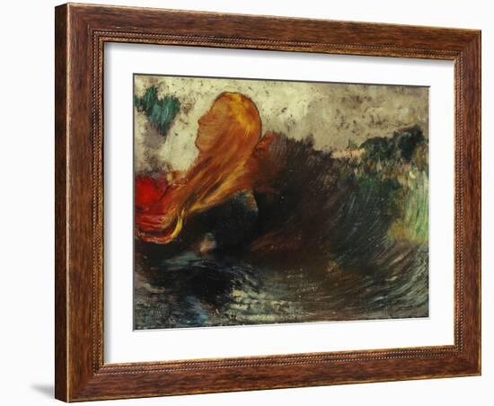 The Death of Ophelia; La Mort D'Ophelie-Odilon Redon-Framed Giclee Print