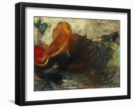 The Death of Ophelia; La Mort D'Ophelie-Odilon Redon-Framed Giclee Print