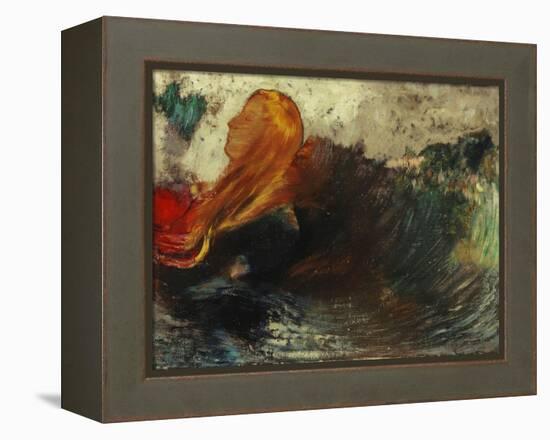 The Death of Ophelia; La Mort D'Ophelie-Odilon Redon-Framed Premier Image Canvas