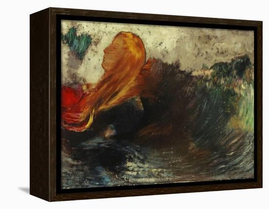 The Death of Ophelia; La Mort D'Ophelie-Odilon Redon-Framed Premier Image Canvas