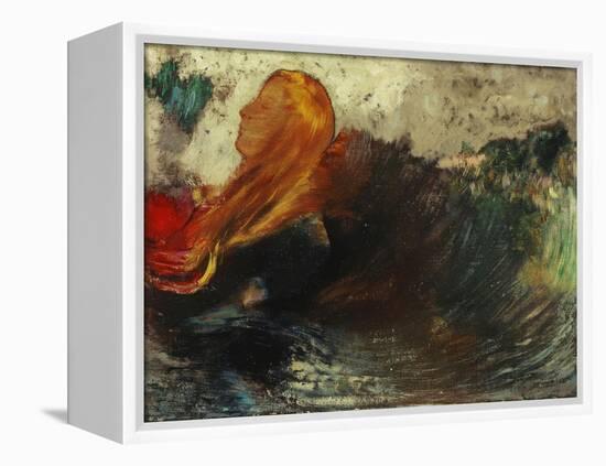 The Death of Ophelia; La Mort D'Ophelie-Odilon Redon-Framed Premier Image Canvas