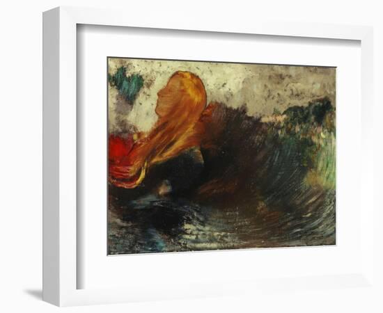 The Death of Ophelia; La Mort D'Ophelie-Odilon Redon-Framed Giclee Print