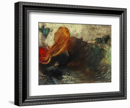 The Death of Ophelia; La Mort D'Ophelie-Odilon Redon-Framed Giclee Print