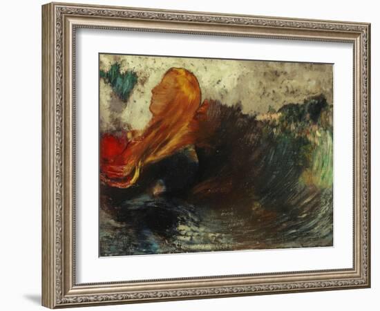 The Death of Ophelia-Odilon Redon-Framed Giclee Print