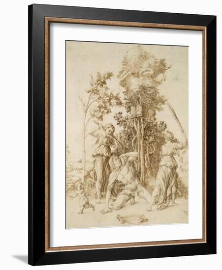 The Death of Orpheus, 1494-Albrecht Dürer-Framed Giclee Print