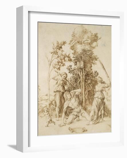 The Death of Orpheus, 1494-Albrecht Dürer-Framed Giclee Print