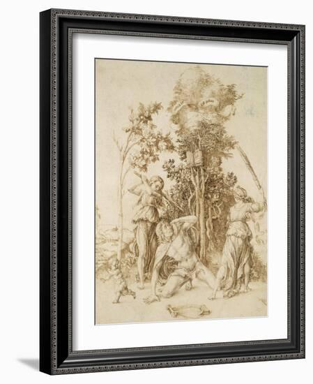 The Death of Orpheus, 1494-Albrecht Dürer-Framed Giclee Print