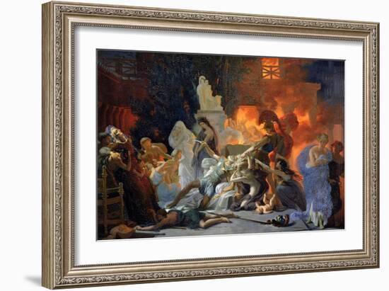 The Death of Priam, circa 1817-Pierre Narcisse Guérin-Framed Giclee Print