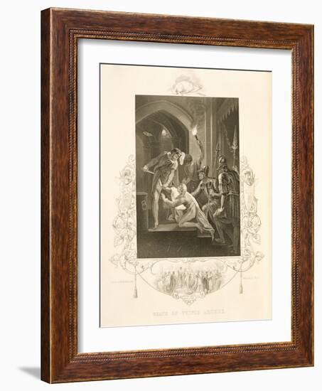 The Death of Prince Arthur, in King John by William Shakespeare (1564-1616) Engraved by J. Rogers-William Hamilton-Framed Giclee Print