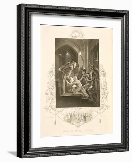 The Death of Prince Arthur, in King John by William Shakespeare (1564-1616) Engraved by J. Rogers-William Hamilton-Framed Giclee Print