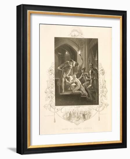 The Death of Prince Arthur, in King John by William Shakespeare (1564-1616) Engraved by J. Rogers-William Hamilton-Framed Giclee Print