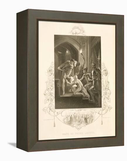 The Death of Prince Arthur, in King John by William Shakespeare (1564-1616) Engraved by J. Rogers-William Hamilton-Framed Premier Image Canvas