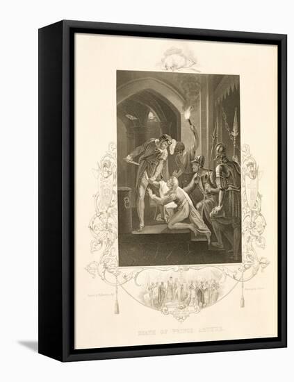 The Death of Prince Arthur, in King John by William Shakespeare (1564-1616) Engraved by J. Rogers-William Hamilton-Framed Premier Image Canvas