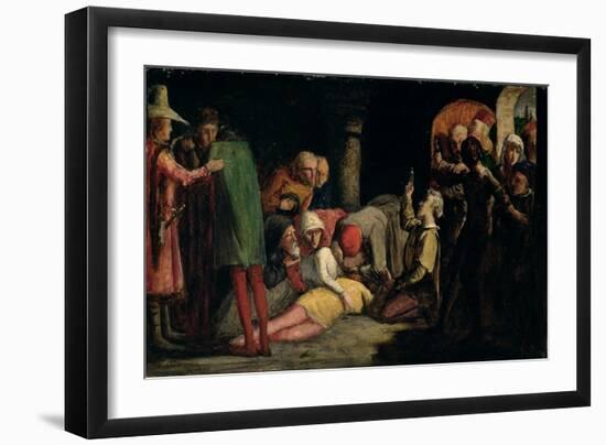 The Death of Romeo and Juliet, C.1848-John Everett Millais-Framed Giclee Print