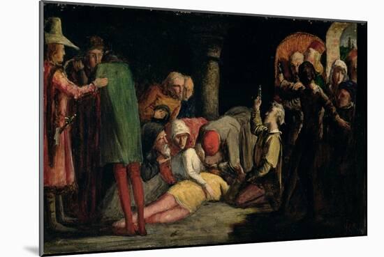 The Death of Romeo and Juliet, C.1848-John Everett Millais-Mounted Giclee Print