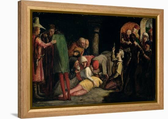 The Death of Romeo and Juliet, C.1848-John Everett Millais-Framed Premier Image Canvas