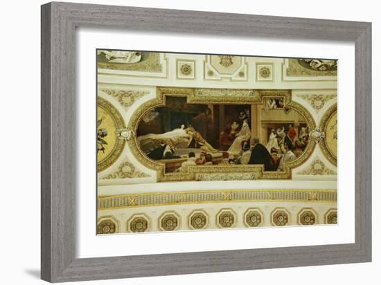 The Death of Romeo and Juliet-Gustav Klimt-Framed Giclee Print