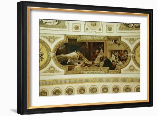 The Death of Romeo and Juliet-Gustav Klimt-Framed Giclee Print