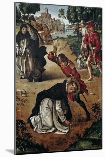 The Death of Saint Peter of Verona, 1493-1499-Pedro Berruguete-Mounted Giclee Print