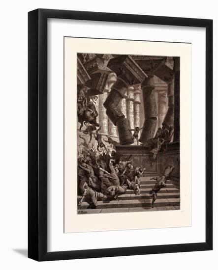 The Death of Samson-Gustave Dore-Framed Giclee Print
