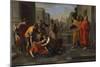 The Death of Sapphira, 1654-1656-Nicolas Poussin-Mounted Giclee Print