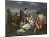 The Death of Sappho, 1819-Pierre Antoine Augustin Vafflard-Mounted Giclee Print