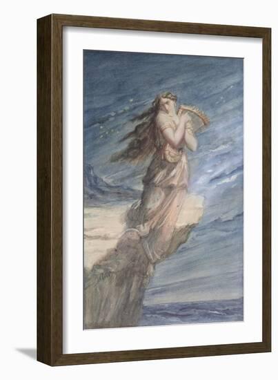 The Death of Sappho-Theodore Chasseriau-Framed Giclee Print