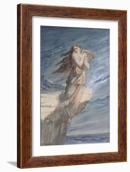 The Death of Sappho-Theodore Chasseriau-Framed Giclee Print