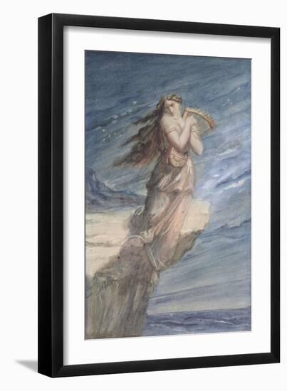 The Death of Sappho-Theodore Chasseriau-Framed Giclee Print