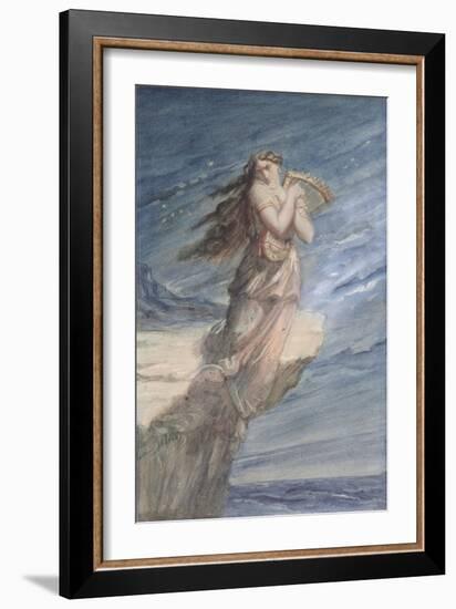 The Death of Sappho-Theodore Chasseriau-Framed Giclee Print