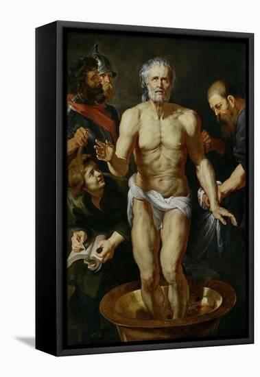 The Death of Seneca, 1612-1615-Peter Paul Rubens-Framed Premier Image Canvas