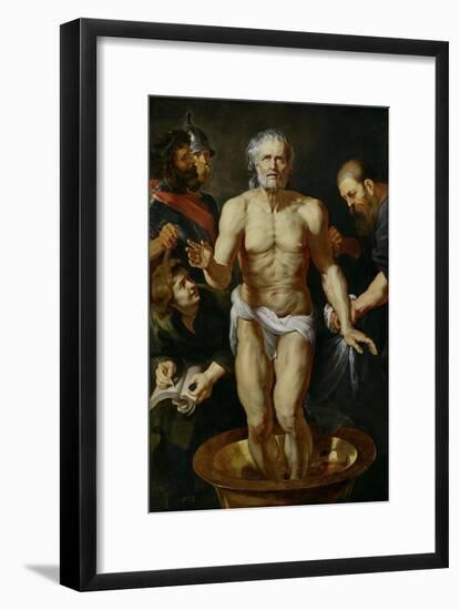 The Death of Seneca, 1612-1615-Peter Paul Rubens-Framed Giclee Print