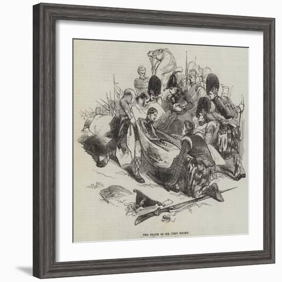 The Death of Sir John Moore-null-Framed Giclee Print