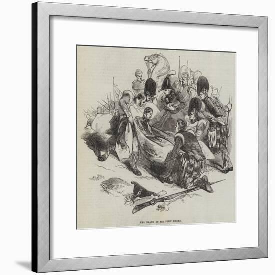 The Death of Sir John Moore-null-Framed Giclee Print