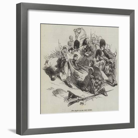 The Death of Sir John Moore-null-Framed Giclee Print